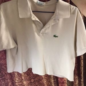 Lacoste Tops - Cropped Lacoste Polo Lacoste Tops - Cropped Lacoste Polo